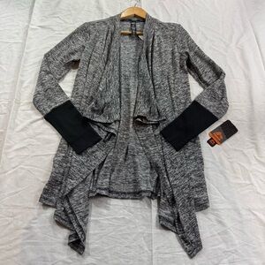 148. NWT RBX Gray & Black Cardigan‎ Sweater